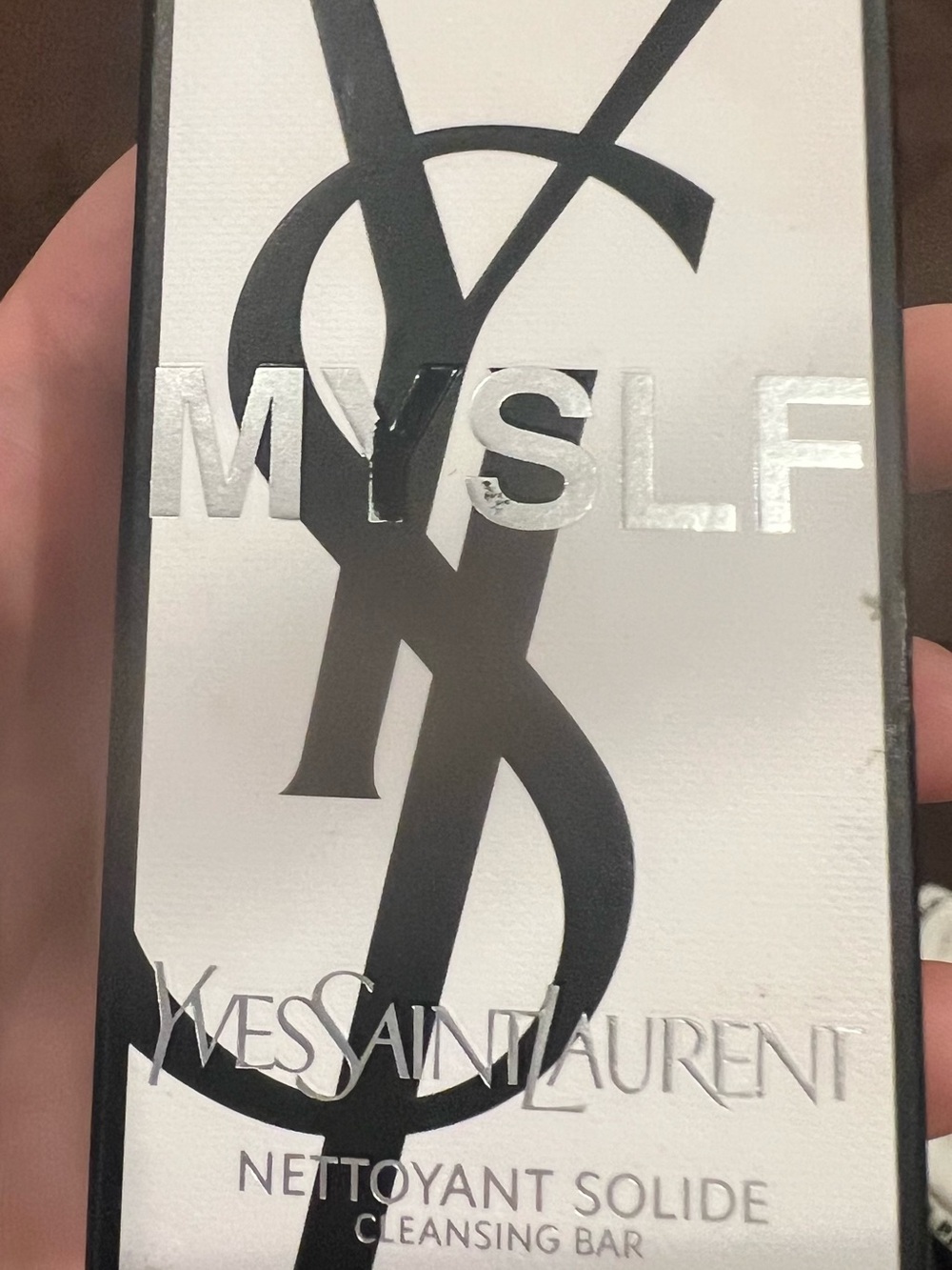 Yves Saint Laurent product label
